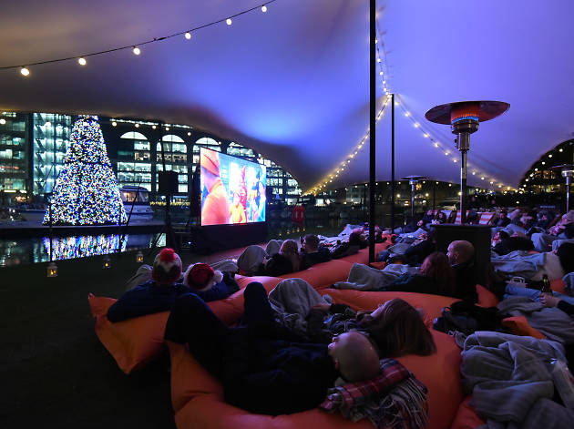Christmas Floating Film Festival at St Katharine Docks Christmas Floating Film Festival at St Katharine Docks