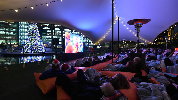 Christmas Floating Film Festival at St Katharine Docks