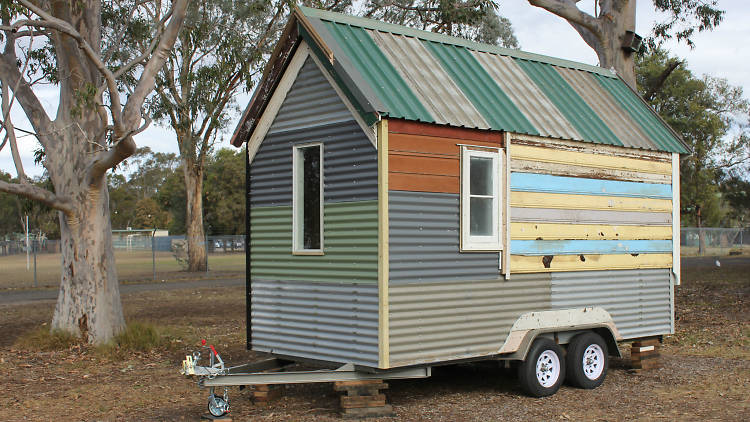Tiny house for auction from the Bower