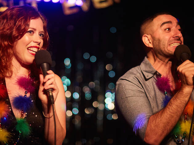 Comedy at Stonewall Chrissie Mary and Oscar Aydin