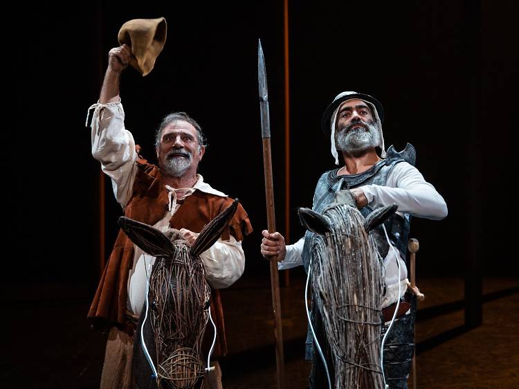 Vá ao teatro ver "A vida do grande D. Quixote de la Mancha e do Gordo Sancho Pança"