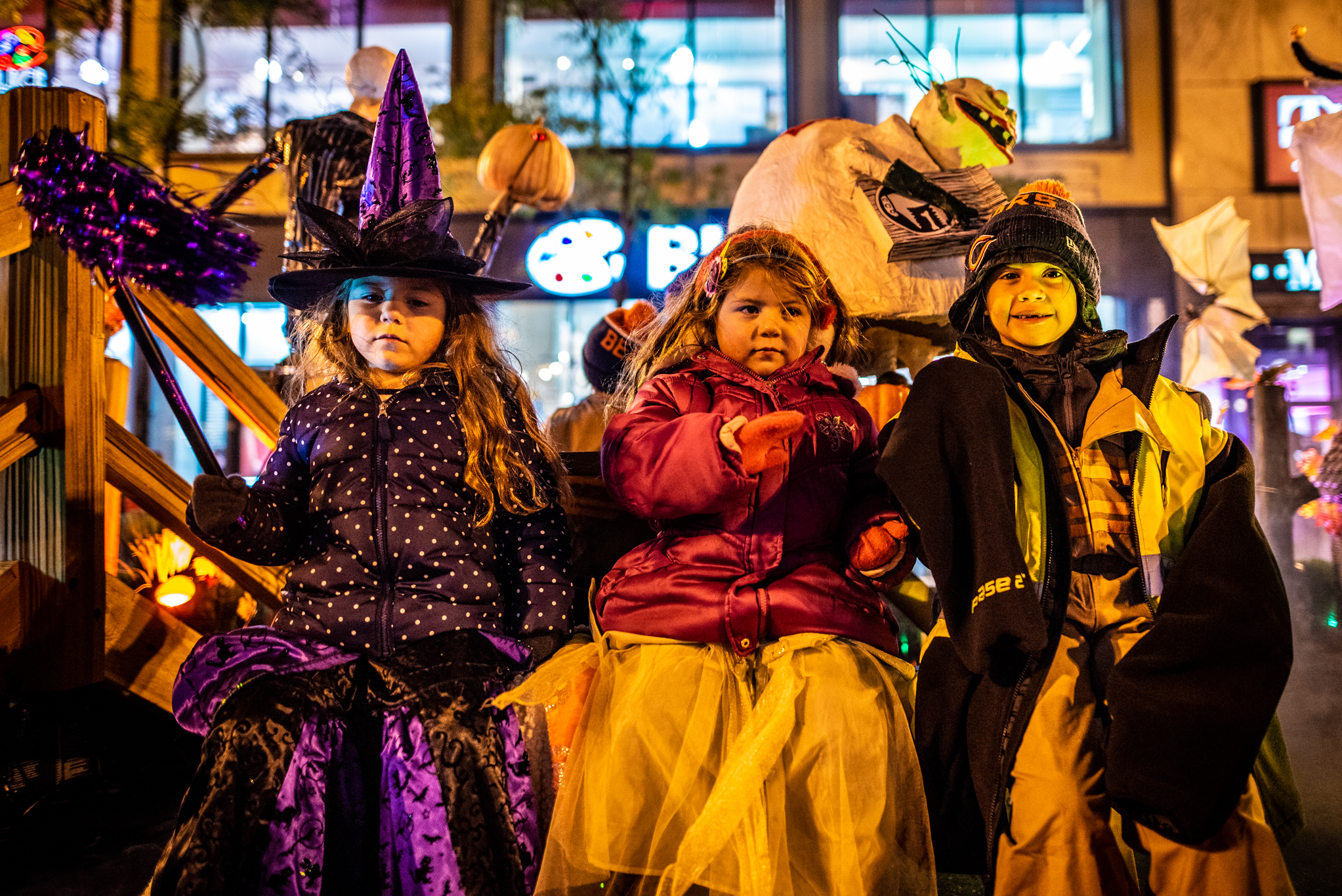 Halloween arrived early at the Arts in the Dark parade on State Street