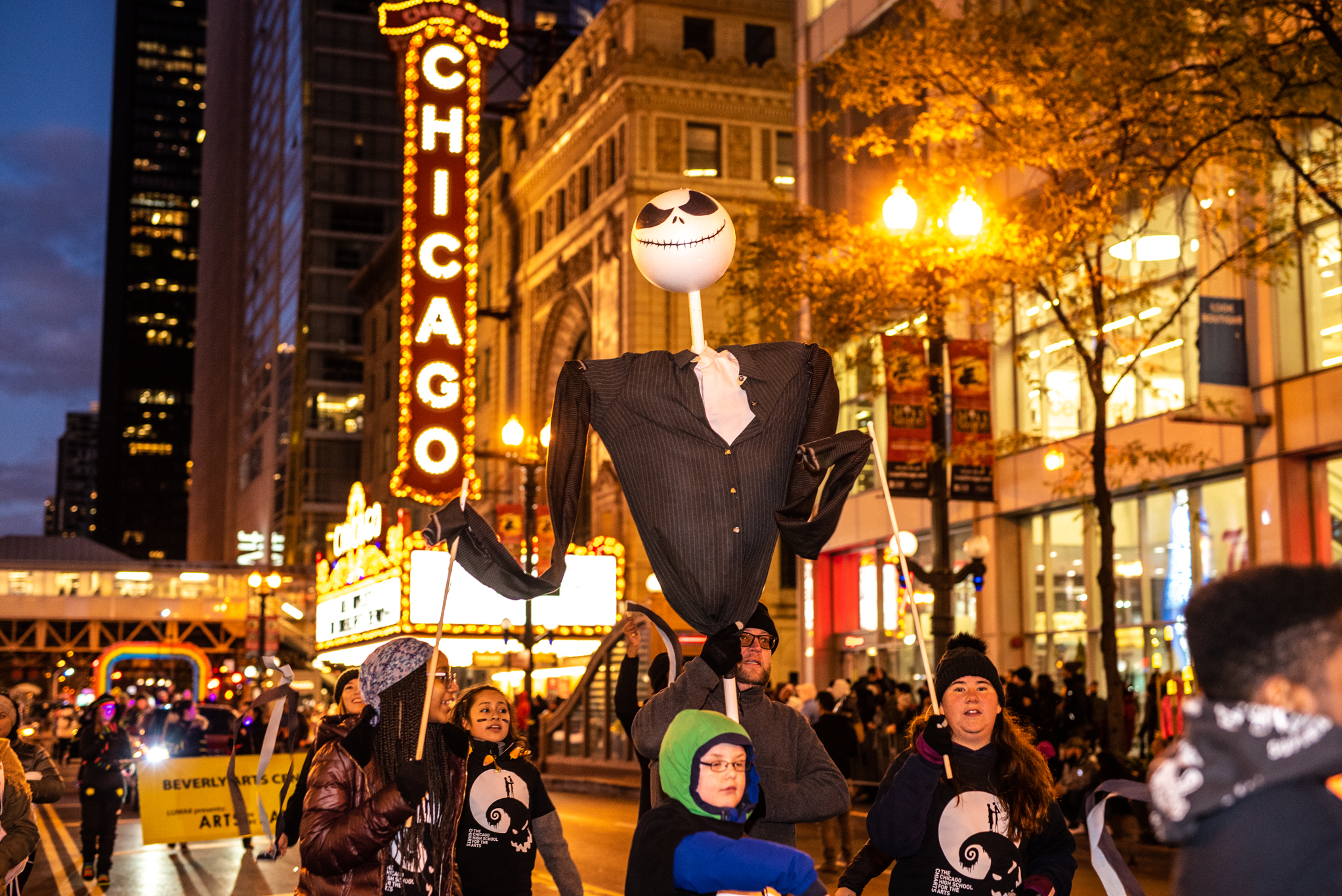 Halloween arrived early at the Arts in the Dark parade on State Street