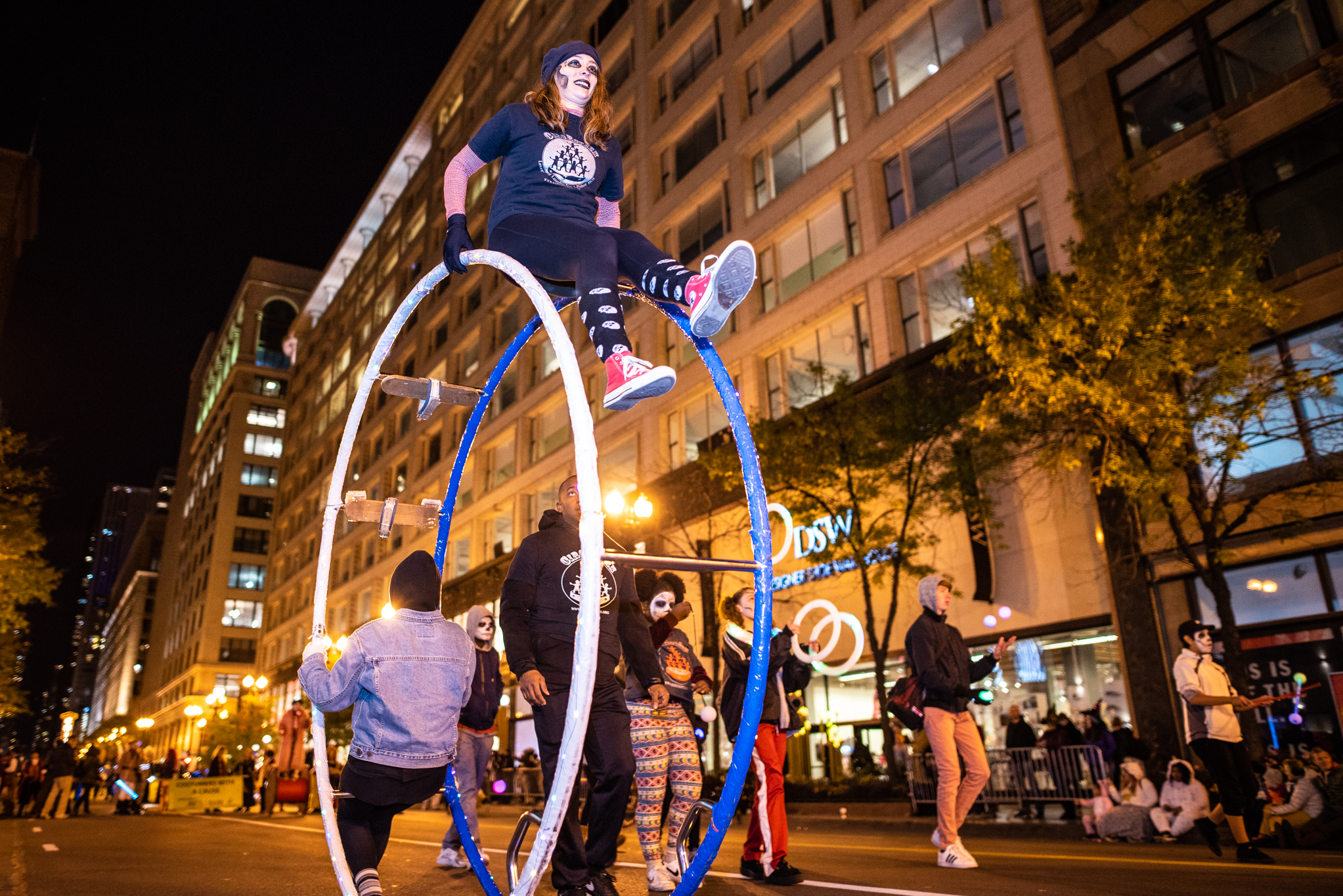 Halloween arrived early at the Arts in the Dark parade on State Street