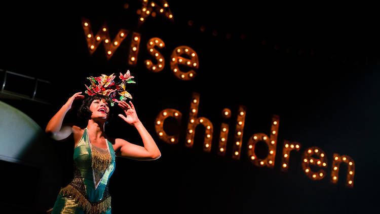 Showgirl Nora (Melissa James) in Wise Children at the Old Vic