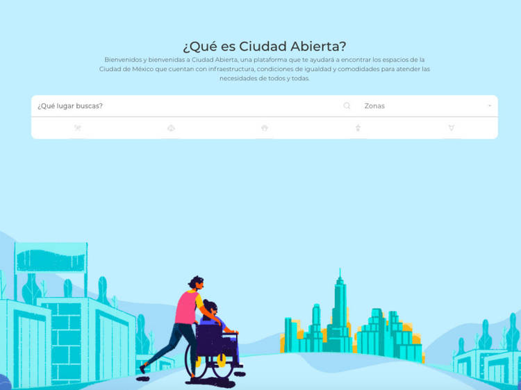 Ciudad Abierta, La primera plataforma de inclusión y accesibilidad de la CDMX