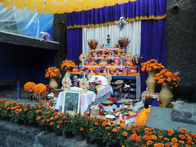 Ofrenda a Frida Kahlo en la Casa Azul Ofrenda a Frida Kahlo en la Casa Azul