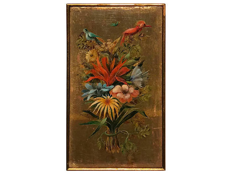 Ramo floral con pájaros (1960)