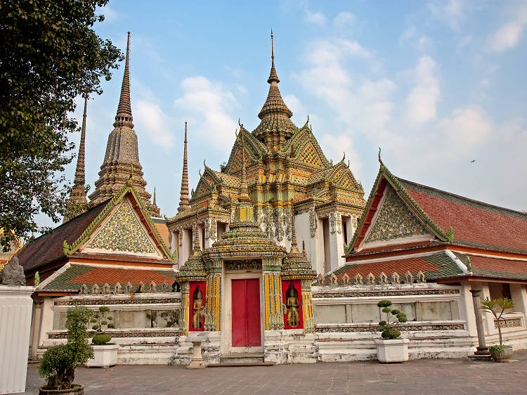 Get a foot massage at Wat Pho, Bangkok’s oldest temple complex