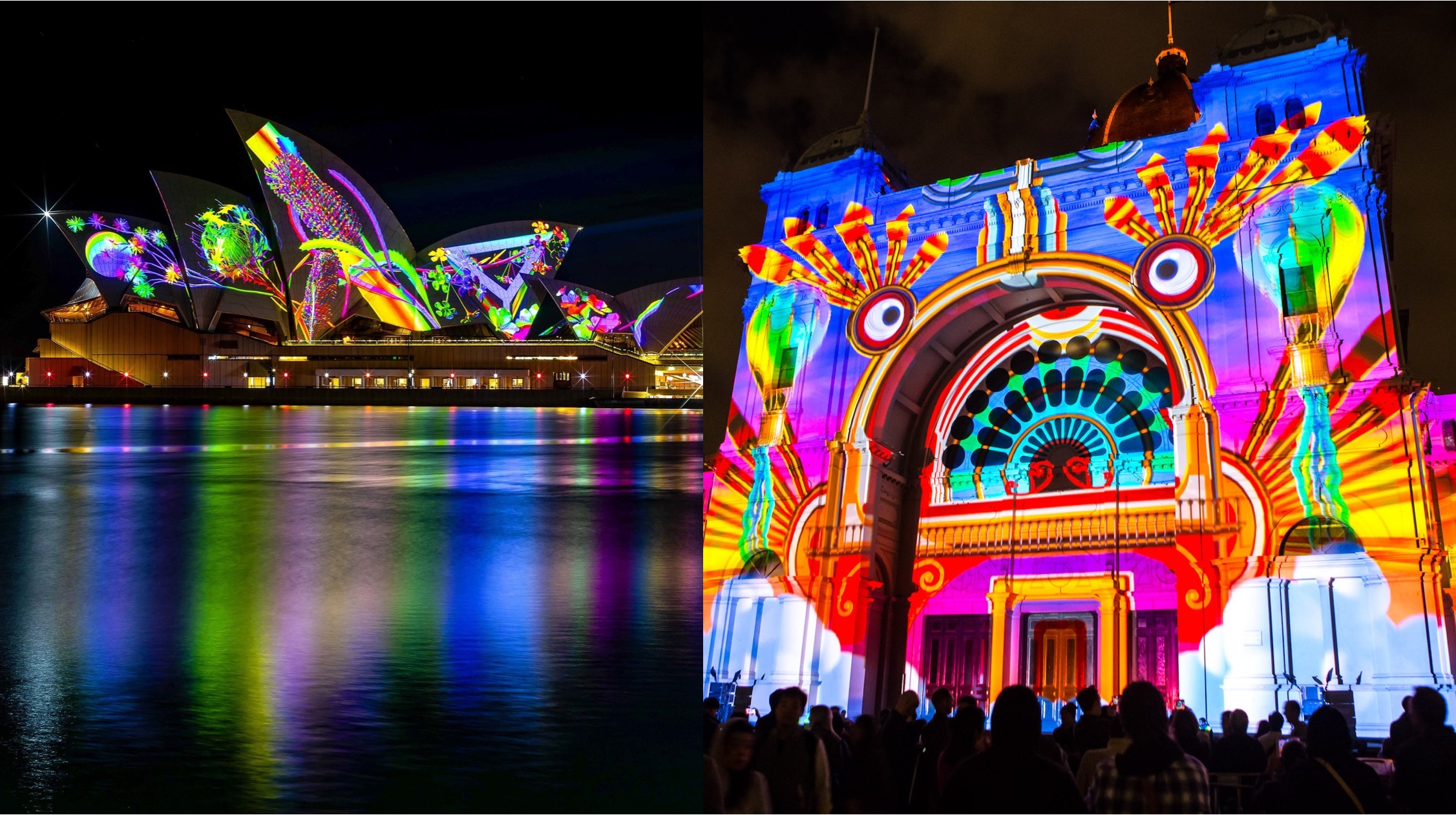 Vivid take Melbourne's White Night in the battle for show