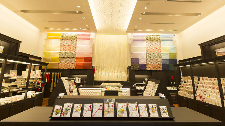 Hairaba  Washi, Japanese stationery store in Nihombashi