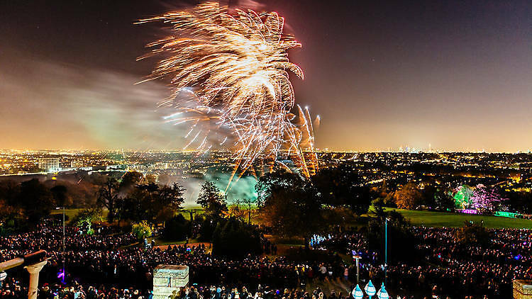 Watch the fireworks at Ally Pally