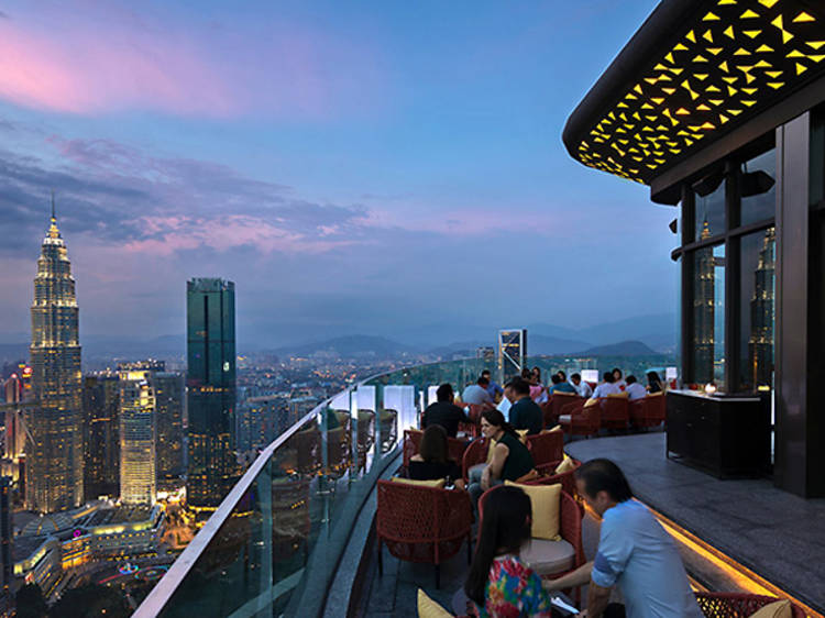 Marvel at the city skyline at Vertigo, Banyan Tree Kuala Lumpur