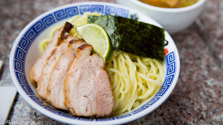 Tsujita tsukemen from their Fairfax location near the Grove.