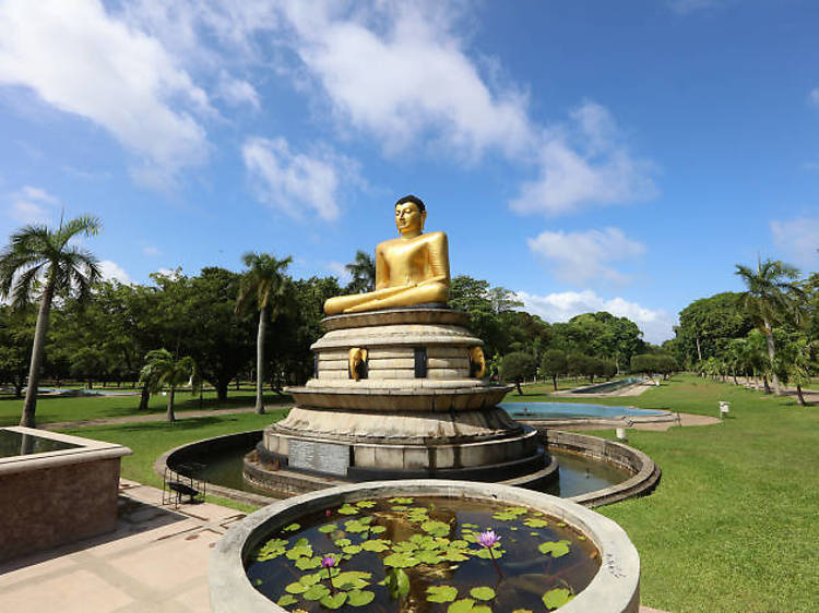 A leisurely stroll at Viharamahadevi Park