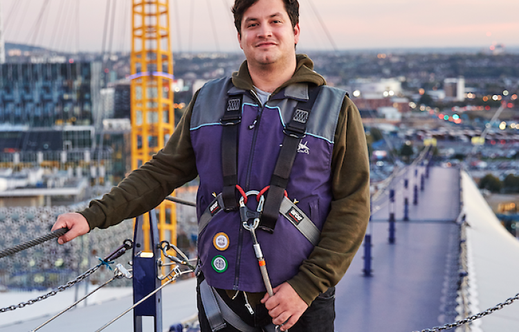 Climb over the roof of The O2