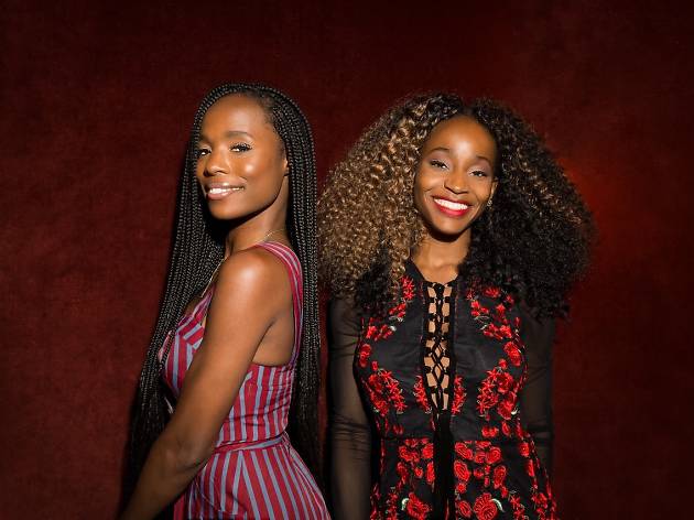 Sydnee Washington and Marie Faustin Sydnee Washington and Marie Faustin