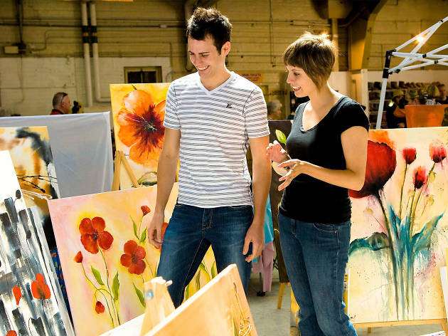 Art on sale at the Old Bus Depot Markets Art on sale at the Old Bus Depot Markets