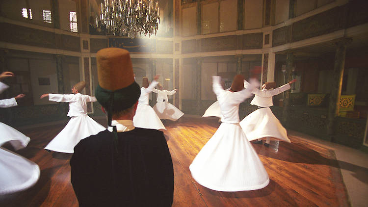 Be entranced by whirling dervishes at the Galata Mevlevi Lodge