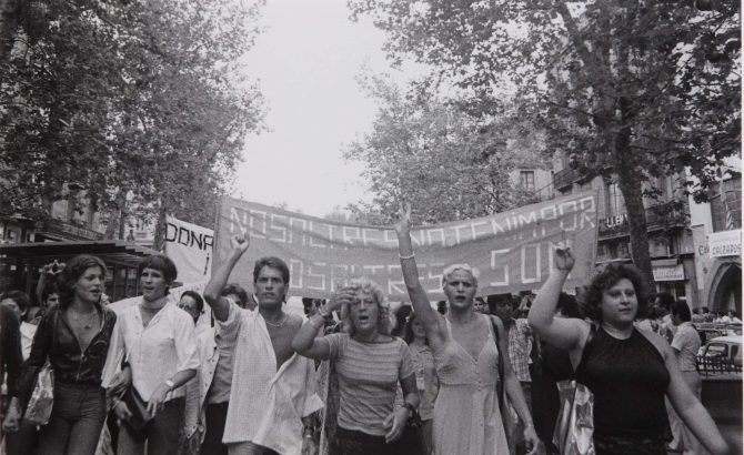 Manifestació la rambla