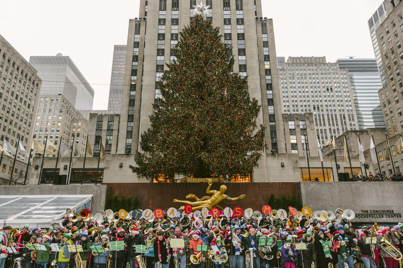 Merry Tuba Christmas at Rockefeller Center Things to do in New York Kids