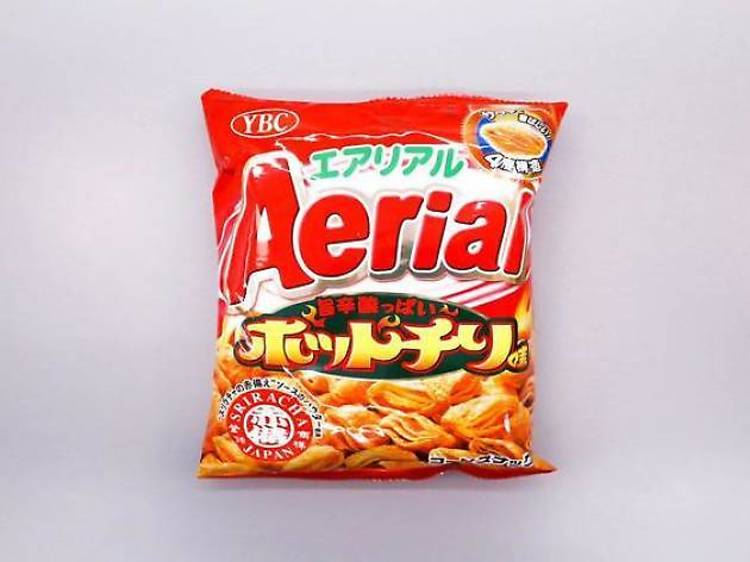 Aerial snack: spicy flavour 