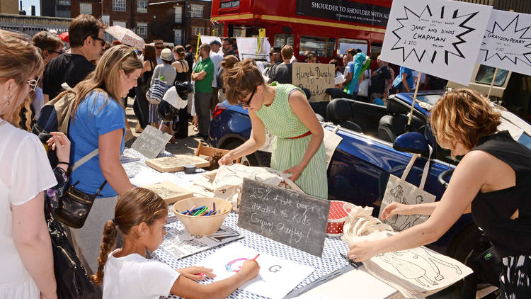 Vauxhall Art Car Boot Fair 2014