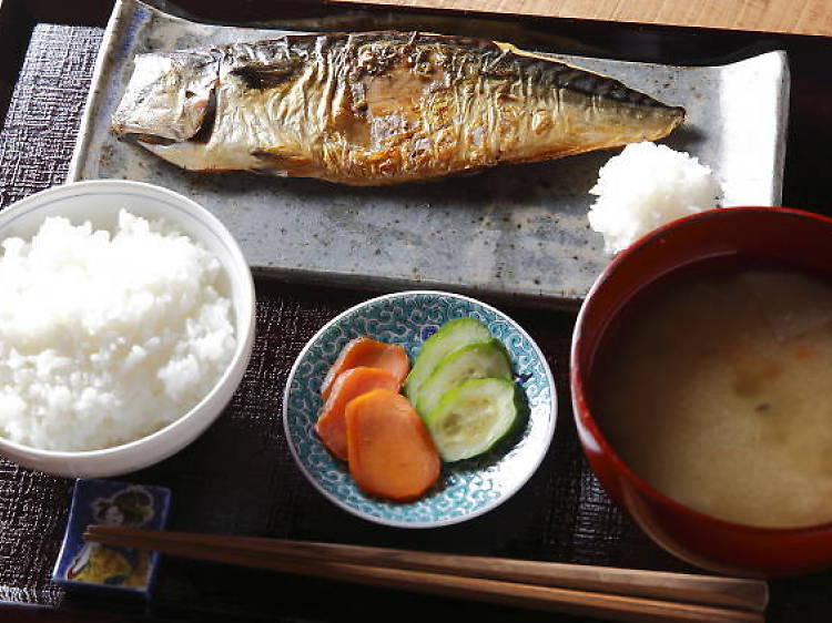 鯖の塩焼き