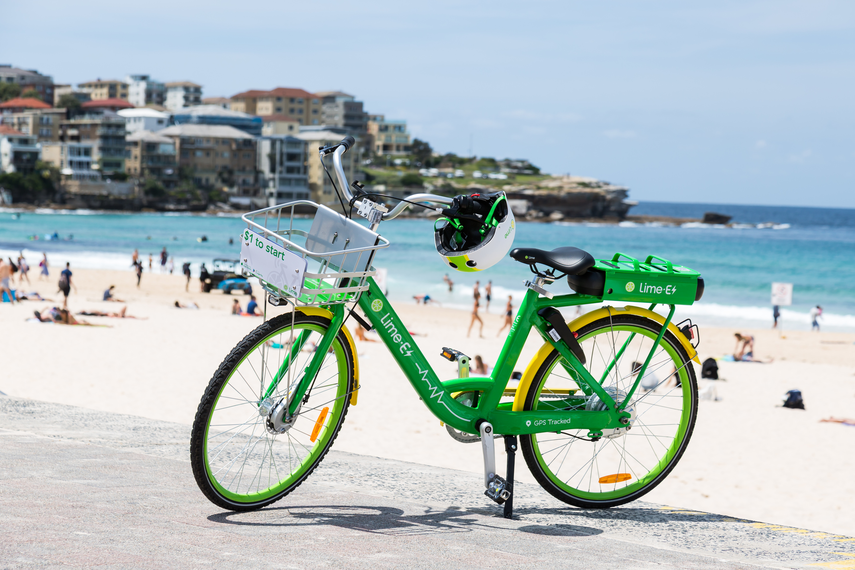 green electric bike