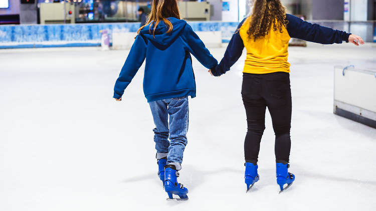 Ice skating