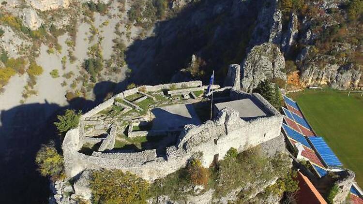 Explore the medieval fortress