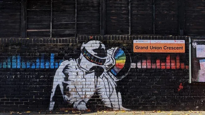 Mural at Grand Union Crescent