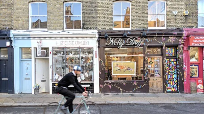 Shopfronts in Hackney
