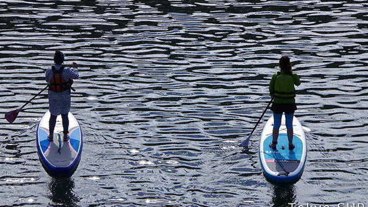 Go night paddleboarding with Outdoor Sports Club Zac