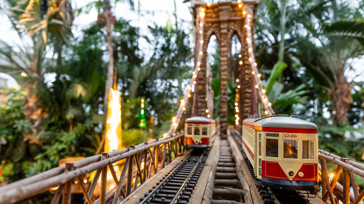 Trains at NYBG.