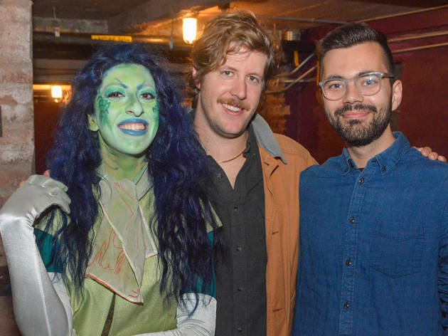 Brooklyn Queer Comedy Festival Lena Einbinder, Sam Taggart and George Civeris