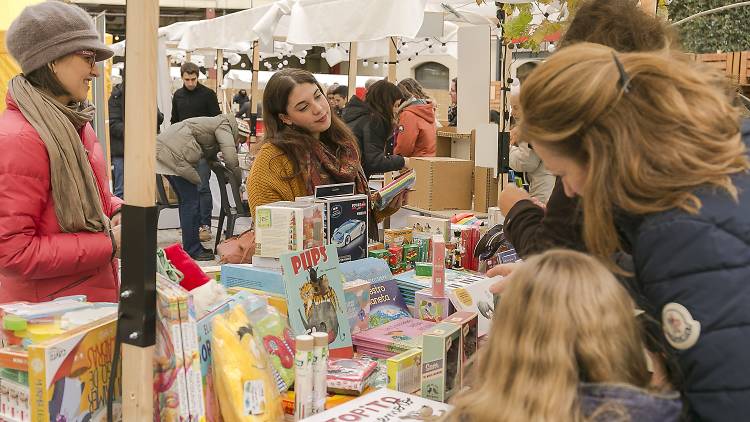 Mercat de Nadal del llibre