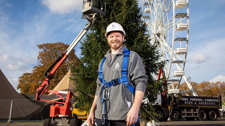 Mike DeButts, Christmas tree supplier for Pines and Needles