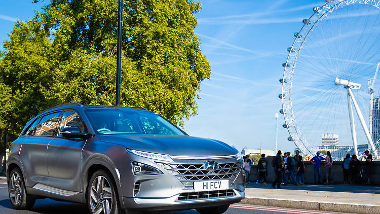 The pollution-eating car