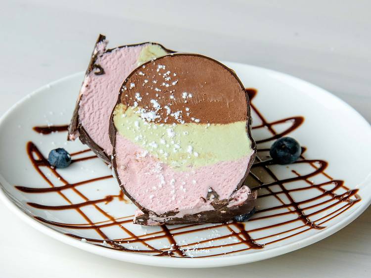 Spumoni Bomba at Forno Rosso