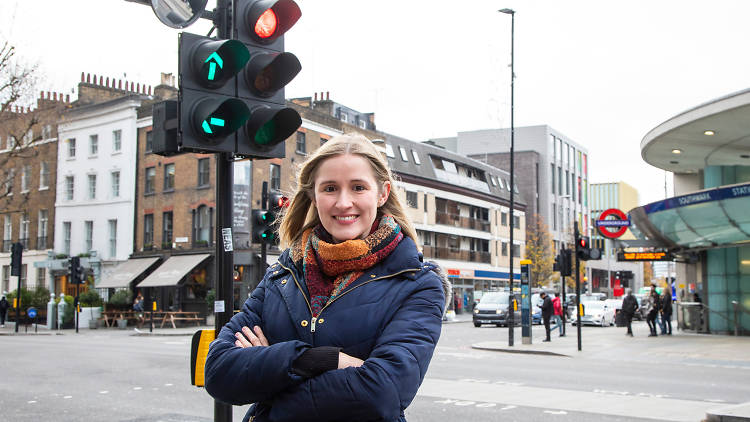 Katy O'Sullivan, traffic light controller at TfL