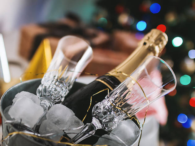 New Year's Eve champagne New Year's Eve champagne