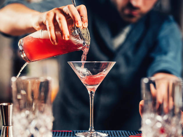 Another Bar Awards image Pouring a cocktail