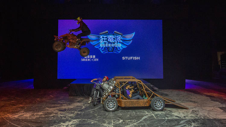 Check out the most electrifying new stunt show, Elekron