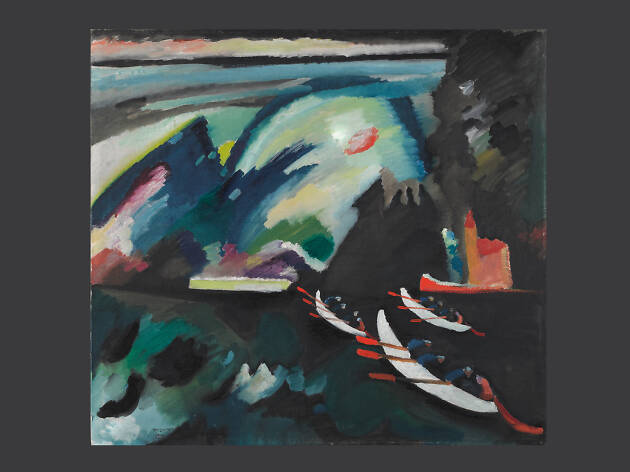 Pintura del mes Pintura del mes. El lago de Kandinsky