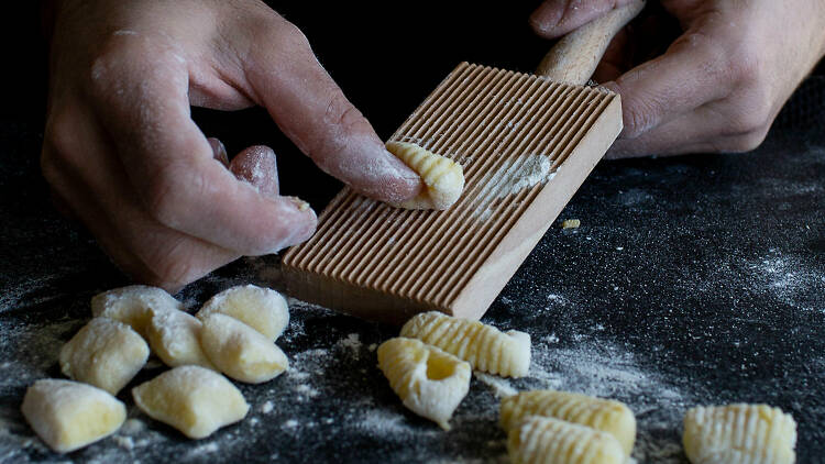 Hand pressed pasta shapes