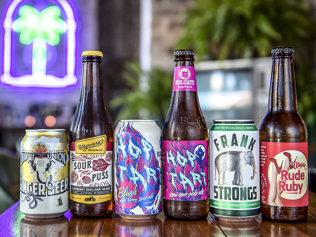 Beer selection at Redfern Surf Club