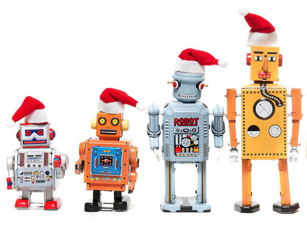 Robots navideños Robots navideños
