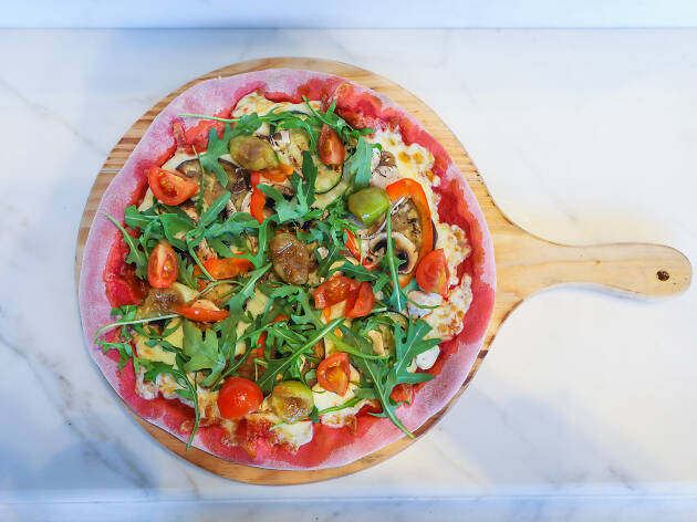 Pizza mediterrânica - Kinda Pizza mediterrânica - Kinda