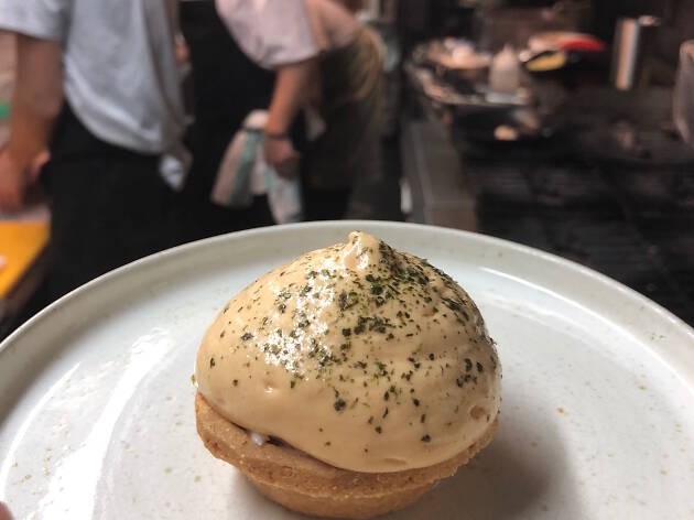 James Cochran white crab tartlet James Cochran white crab tartlet